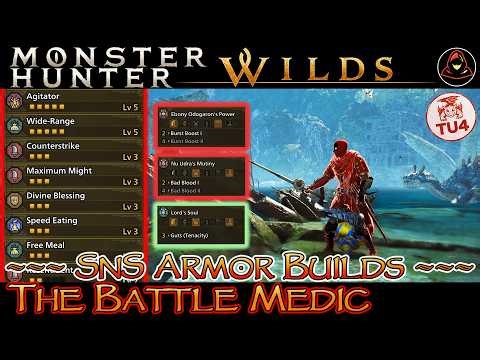 The BATTLE MEDIC SnS Support Build | MH Wilds TU4