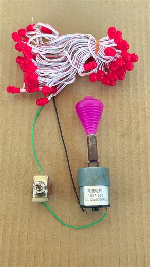 Powering serial light using spinning top latti #shorts #viral