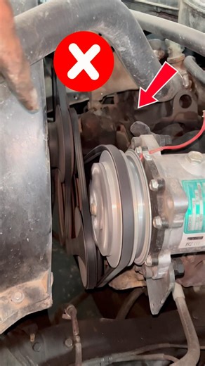 Ac compressor belt Noise free tips✅ #automobile #tipsandtricks #viralvideo #mechanic
