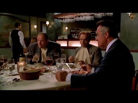 Tony, Paulie And Johnny Sack At The Dinner - The Sopranos HD