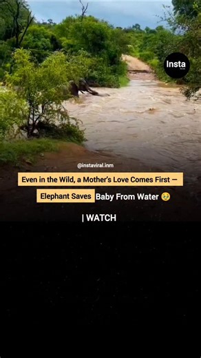 @instaviral.inm | A heartwarming video circulating on social media shows a powerful example of a mother’s instinct in the wild. In the viral clip, an... | Instagram