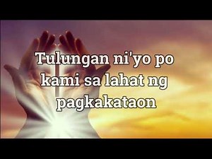 Tagalog Opening Prayer (Pambungad na Panalangin)