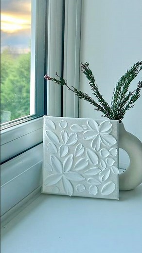 Textured art painting tutorial | how to paint textured art | palette knife modeling paste painting