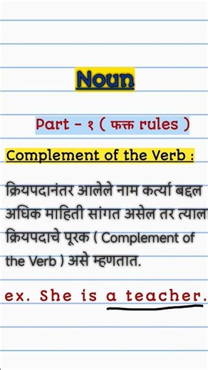Noun Part - 1 | English Grammar | फक्त Rules |