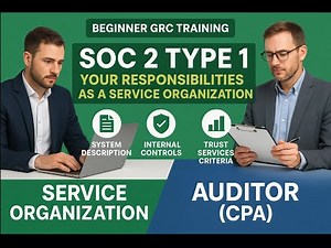SOC 2 Type 1 | What Are Your Responsibilities as a Service Organization? (Beginner GRC Guide)