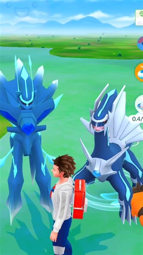 First ever✨️ Wild Dialga in pokemon go #shorts