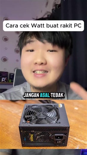Bingung caranya cek Watt yang diperlukan komponen PC lo? Sink gue spill caranya! #pc #pcgaming #pcbuild #pctips #psu