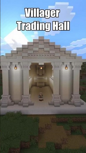 Minecraft Villager Trading Hall Tutorial Coming Soon | Greek & Roman Temple Design