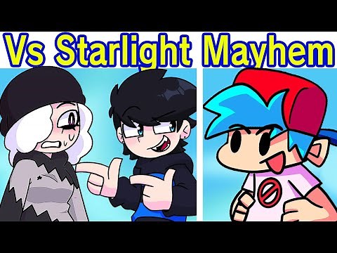Friday Night Funkin' Vs Starlight Mayhem Rebooted / Español latino / Semana Completa + Escenas