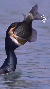 That’s one brave bird with an even bigger appetite 🐦🍽️🐟 | Viral Stories