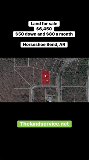 No credit check land for sale $50-$200 down on my website! Pay and go! Many states Thelandservice.net