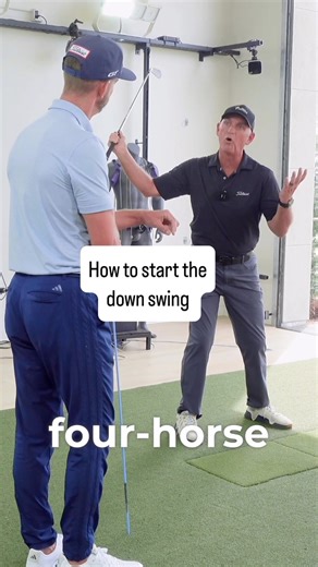 Jon Rahms coach discusses the science of what happens in the down swing #golf #TPI #meandmygolf #titleist | Me and My Golf