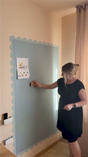 Magnetic and chalkboard paint - how to magically create a chalkboard on your wall using only paint 😍