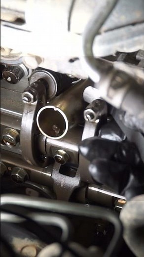 Checking valve lash on a Subaru SOHC engine with a feeler gauge!