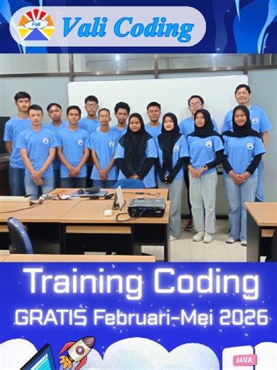 Day - 1 Training Coding GRATIS di Vali Coding! 📆 Sabtu, 21 Februari 2026 Hari yang ditunggu-tunggu telah tiba! Training Coding GRATIS yang menekankan pada logika, pemahaman konsep, dan ANTI HAFALAN! Penasaran dengan keseruannya? Cek video berikut yaa!! Informasi selengkapnya di www.valicoding.com #ValiCoding #TrainingCodingGratisSurakarta #BelajarLogika #CodingUntukPemula #KursusKodingSolo