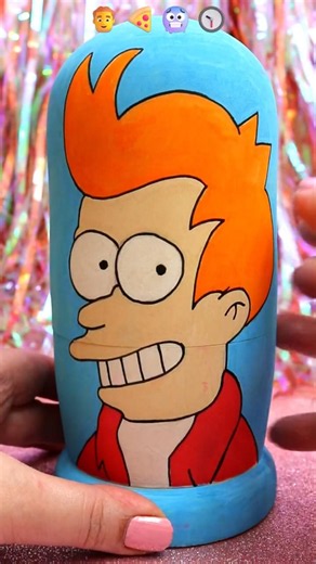 ASMR UNBOXING Futurama Nesting Dolls Review ❤️#shorts #asmr #futurama #trending #viral #fyp