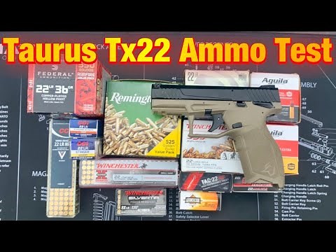 Taurus Tx22 22lr Ammo Function Test