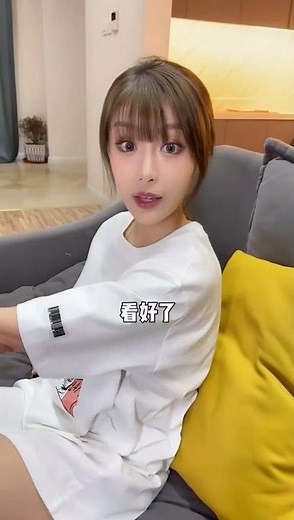 she takes off her sock to prove it doesnt smell