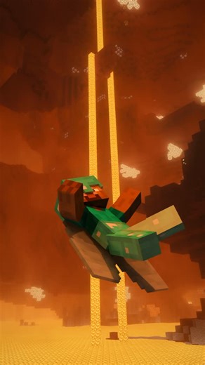 Fingle on Instagram: "A tragic end worth animating 🥹 #minecraft #animation"