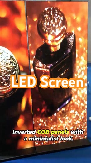 Modular design with inverted COB panels delivers high-contrast in a minimalist look.