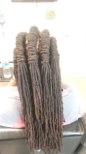 Loc Maintenance & style 🔥 #locnation #locs #hairstyle #subscribe