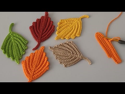 🍂Must-Try Crochet Leaf Tutorial | Fun & Simple Fall Project for Beginners