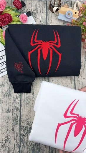 Spider-Man Embroidery That Every Fan Needs ❤️🕸️ #shorts #SpiderMan
