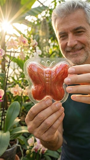 Growing a Butterfly-Shaped Pepper in My Garden! 🦋🫑 #fruit #fruitcutting