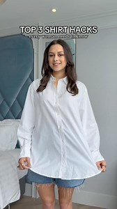 8.6K views · 27 reactions | 3 shirt hacks every woman needs to know to upgrade a 'boring' shirt 勞. Save for later & hit the + for daily #stylinghacks #fashionhacks #shirthack #outfitideas #minimalist #nyc #forwomen #forgirls | Minimalist Style | Facebook