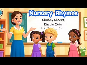 “Chubby Cheeks, Dimple Chin” 🎶 Trendy Nursery Rhyme for Kids & Toddlers ‪@LittleMarvelss‬ #kids