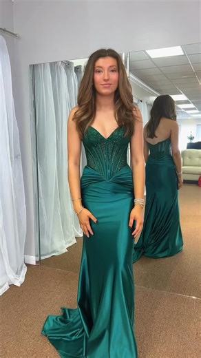 Come see us! Open this week other than Thursday! #prom2026 #grandmarch #prom #greendress | Grand March