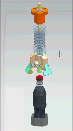 capping mechanism , #cad #mechanism , #machine , #solidworks, #inventor