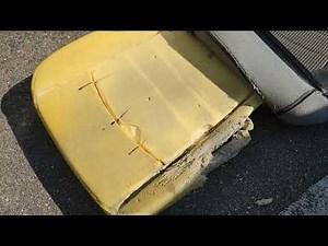 Replacing seat bottom pad and cover Dodge Ram 1500 2012 truck and many others