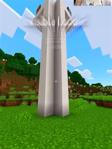 Invisible LADDER in MInecraft Tutorial #viral #meme #minecraft #fyp
