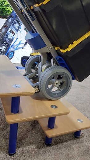 Innovative Stair Climbing Hand Truck! #innovation #cooltools #movingday #safetyfirst #tradeshow | BYOT