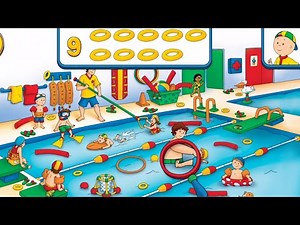 Caillou Search & Count - Hidden Objects 👦 SCENE: Pool! Find over 100 hidden objects!