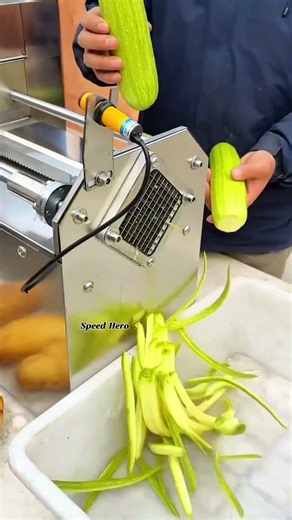 Super Fast Vegetable Cutting Machine – Amazing Food Processing Technology