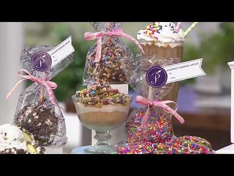 Mrs.Prindable's 10-Piece Individual Spring Caramel Apples on QVC