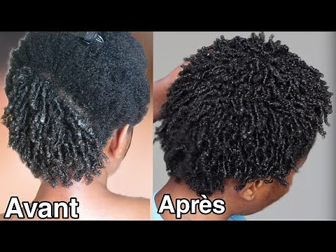 BOUCLER ses CHEVEUX CREPUS COURTS - facile & rapide😍😍 + Routine capillaire SPECIAL cheveux courts!✨