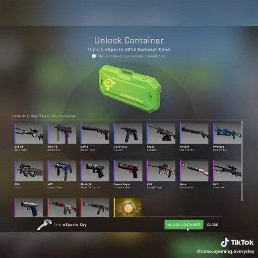 Case opening pe TikTok