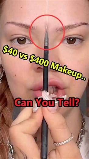 $40 Makeup vs $400 Luxury Makeup 👀Is There Even A Difference?