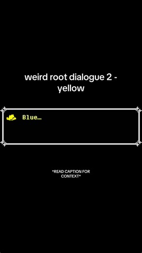 weird root is just a fandom name for any hypothetical chapter 5 where you could take Noelle to the dark world and snowgrave the flowers. in this scenario u would’ve frozen blue first, maybe I’ll make a blue version,, idk don’t hold me to that this is from Kris/Noelles perspective after freezing blue song: love is blue reprise by zggy on YT #deltarune #deltarunechapter5 #yellowdeltarune #weirdroute #blellow