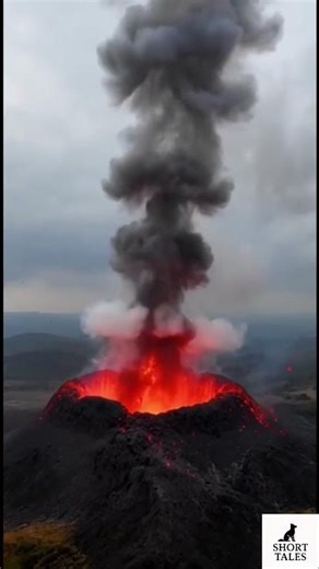 How a Volcano Erupts #aivideo #aishorts #aistory #sciencebehind #Lava & #Explosions