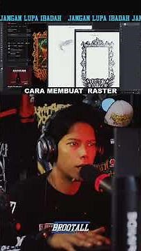 tutorial sablon cara membuat raster part 3.1