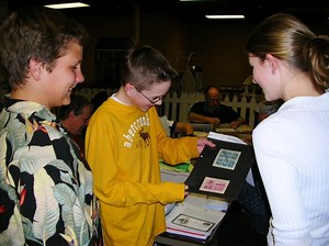Stamp Show Brings Out Hobbyists
