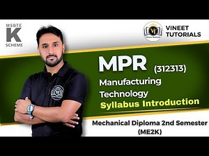 MPR (312313) Syllabus Discussion | Diploma Mechanical 2nd Semester | Vineet Sir | Vineet Tutorials