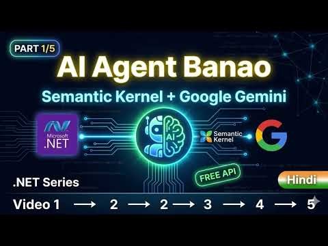 Building an AI Agent in .NET from Scratch — Here's How I Started | Semantic Kernel + Gemini | Hindu