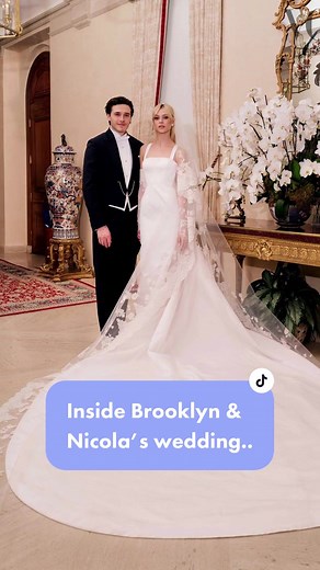 Brooklyn and Nicola's Celebrity Wedding in Valentino and Dior | British Vogue Photos