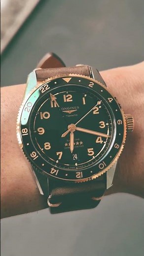 Longines Spirit Zulu Time GMT S&G Wrist Roll