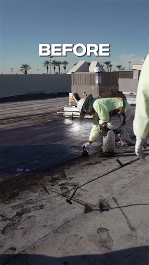 Massive Emulsion Roof Before and After